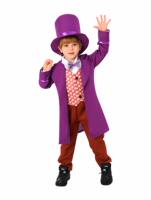 Halloween costumes are selling like hot cross-border: Charlie and the Chocolate Factory performance costumes, children's cosplay performance costumes, and Wonka thumbnail 8
