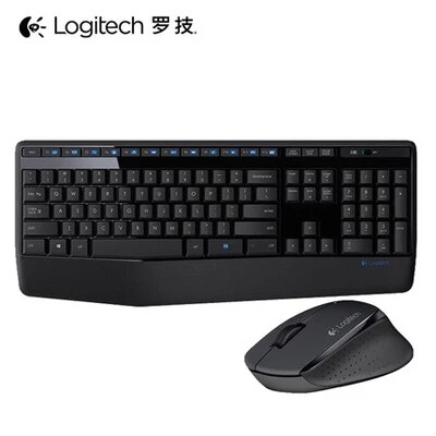 罗技MK345无线键鼠套装键盘鼠标笔记本台式电脑游戏防溅水键盘