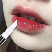 桃之夭夭口红雨衣不易掉色沾杯脱色持久防水旗舰店正品 定妆神器