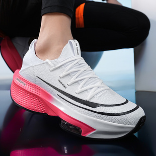 全掌气垫超轻减震跑鞋男款2025冬季新款初高中生专业马拉松运动鞋