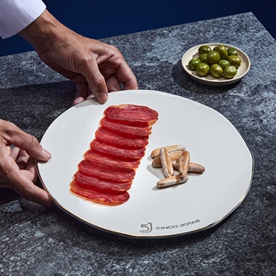 西班牙橡果黑猪伊比利亚5J整根腌制里脊肉风干LOMO生吃香肠切片