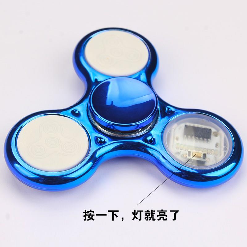 指尖陀螺ABS电镀成人edc高速旋转解压玩具手指指间独版减压神器