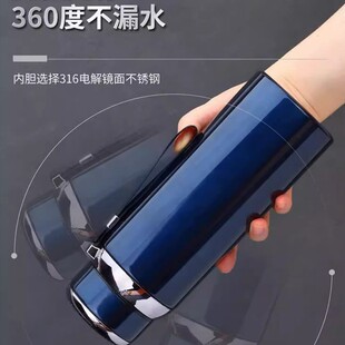 保温杯男款工地316不锈钢大容量户外可携式商务泡茶水杯车载1000m