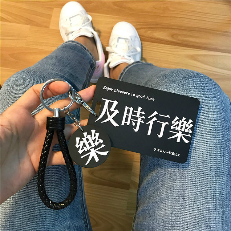 公交卡套ins公交卡套男挂牌月票方形卡包学生卡证件饭卡男孩儿童