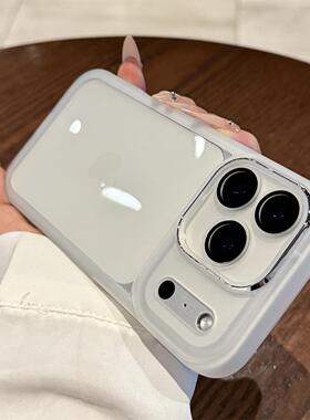 适用于苹果17promax壳新款iphone17pro白色17高级感air全包防摔16透明15硅胶pm纯色14小众13简约12女款11套