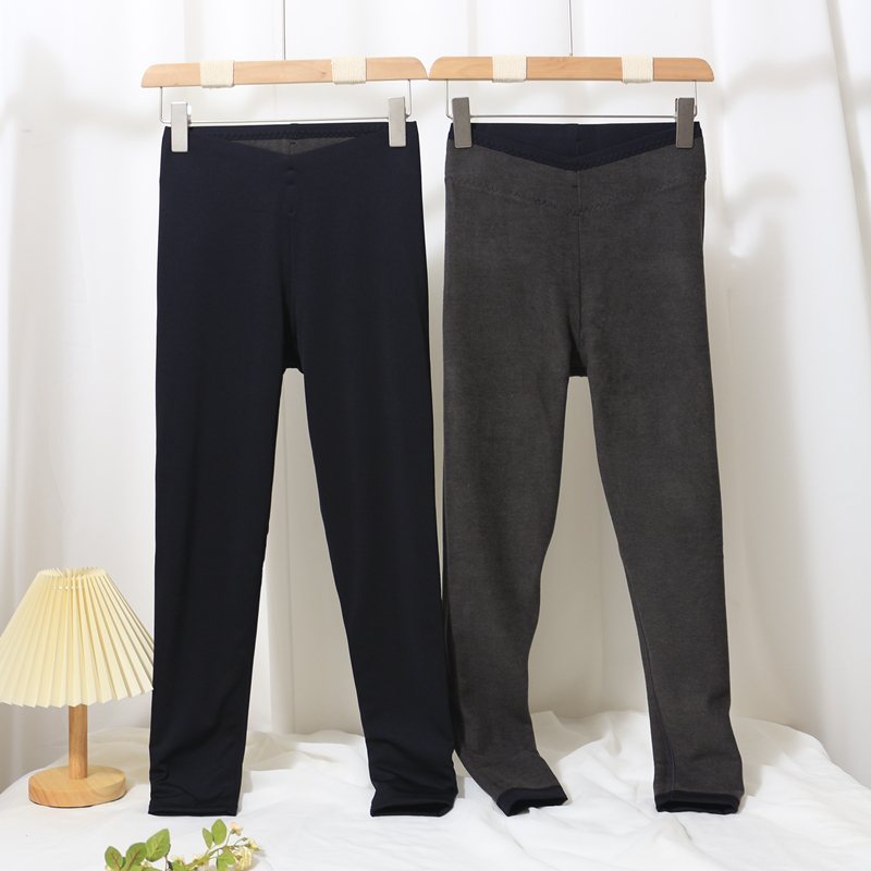 和沐美家双层厚款长筒保暖打底裤
