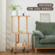 北欧实木简约花架阳台可移动多层花盆架子客厅沙发旁可置物架花架