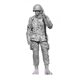 1/35二战美军模型空降师士兵步枪Cal.30兵人gk白模手办摆件146