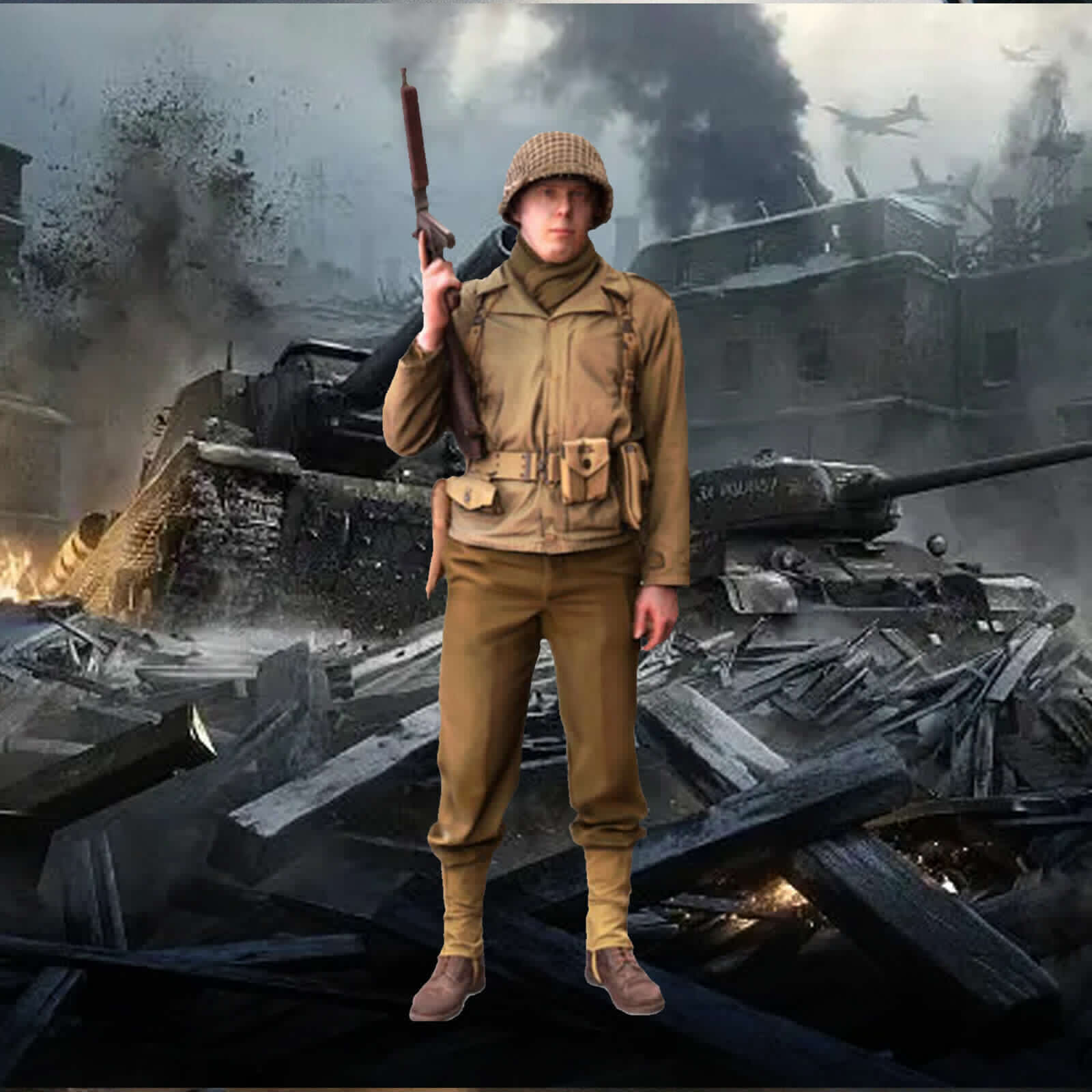 1/16手办二战兵人军事手办