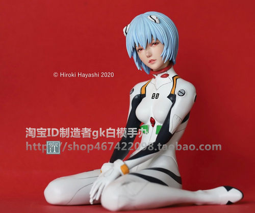 林浩己1/8人物模型EVA新世纪福音战士美女绫波丽gk白模手办Y80 - 封面