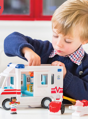 英国WOW玩具车罗宾的救护车男女孩儿童益智情景回力汽车1-5岁