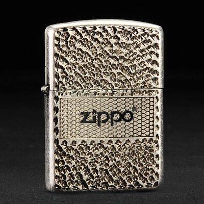 美国原装正品 ZIPPO打火机防风 韩版 古银盔甲魔眼B 专柜正版限量