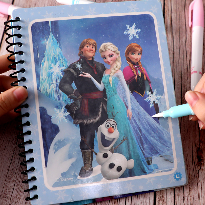 儿童神奇水画本宝宝早教画册清水魔法涂鸦反复水绘本幼儿园水画册