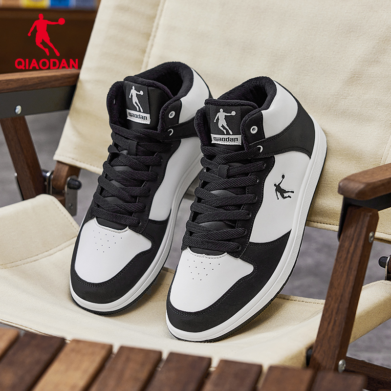 男鞋乔丹中国革面防水保暖