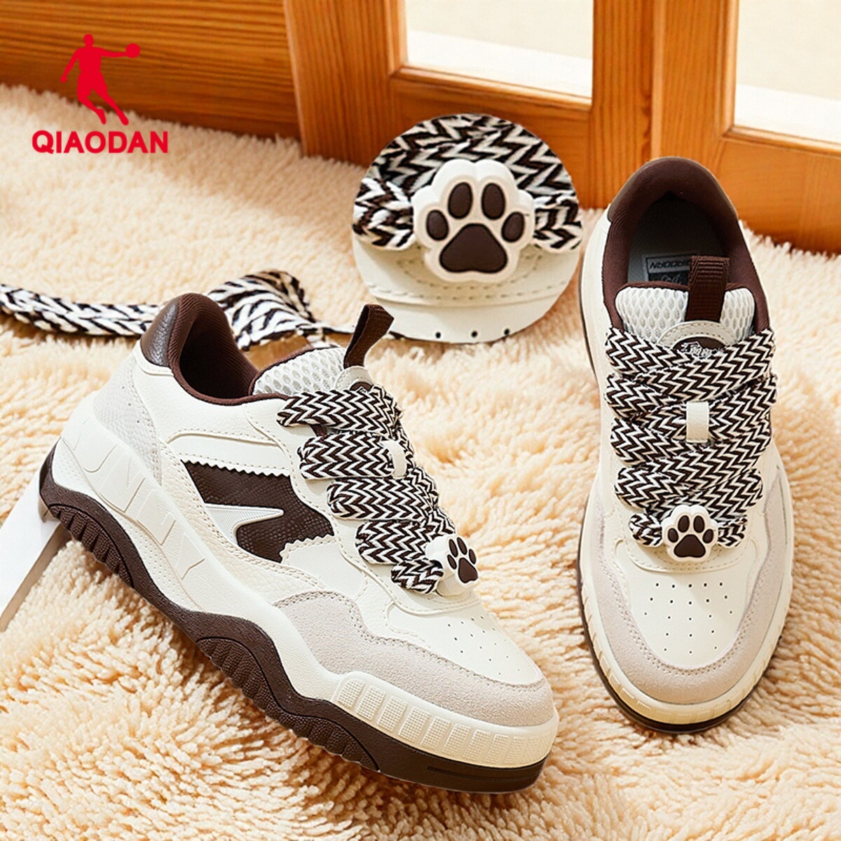 乔丹潮流增高厚底运动板鞋