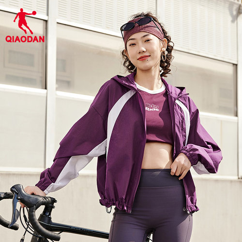 乔丹梭织薄外套薄风衣女