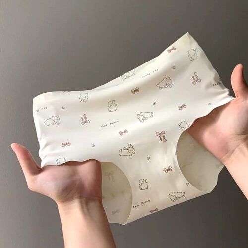 卡通小兔甜美印花内裤女士简约