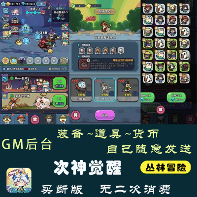 次神觉醒丛林鸟冒险GM后台资源任意刷