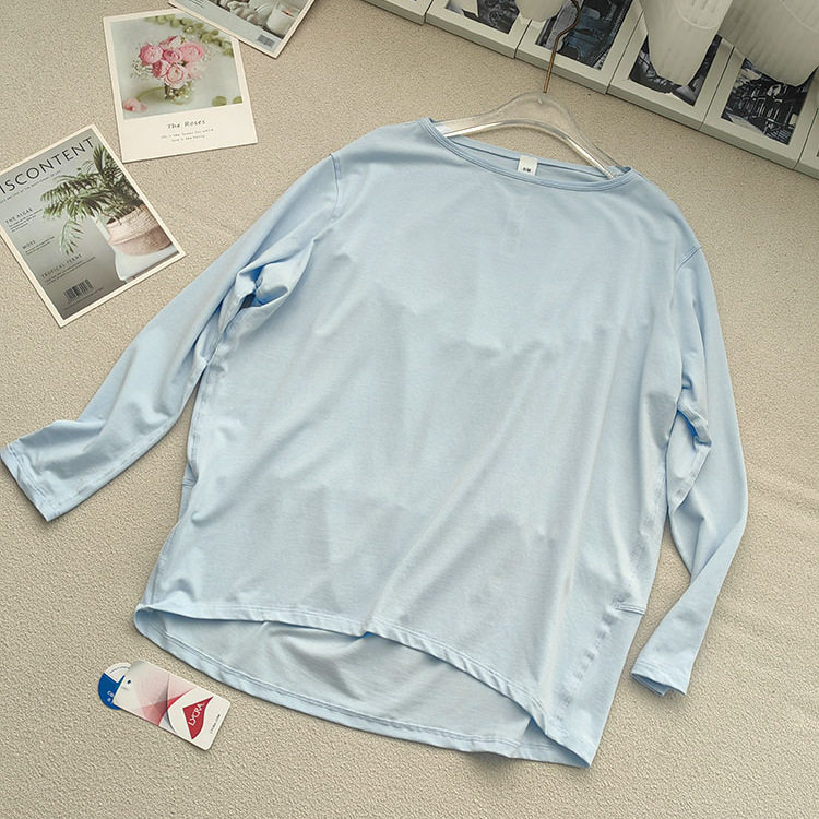 一字领宽松运动休闲T恤女长袖遮臀瑜伽服防晒罩衫健身服上衣,运动/瑜伽/健身/球迷用品,瑜伽t恤,淘宝优惠券,粉丝福利购,淘宝优惠卷