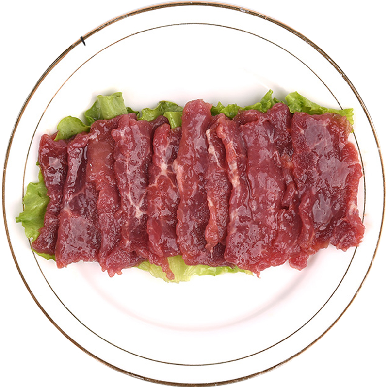 嫩牛肉片 麻辣嫩牛肉 山椒嫩牛肉 散装真空重庆麻辣火锅食材200克