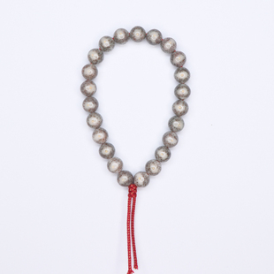 【二心造物】星月菩提圆珠手持石玉料奶奶灰原生态同枝果瓷白手串