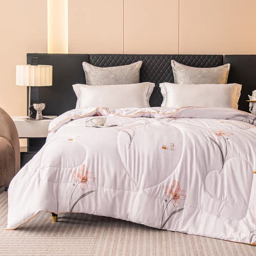 【小猪优选】黄金蚕丝被春秋被四季羊绒棉被芯冬被单人加厚棉被