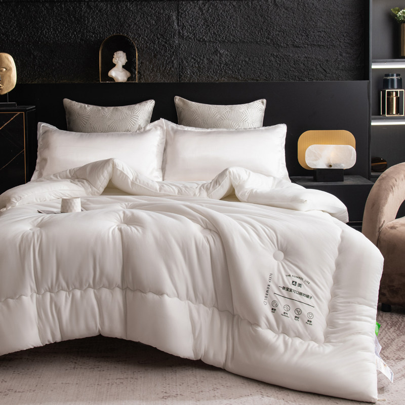 3纪希尔顿 A类母婴软糯针织棉被舒适四季柔软被子天然贴身春秋被