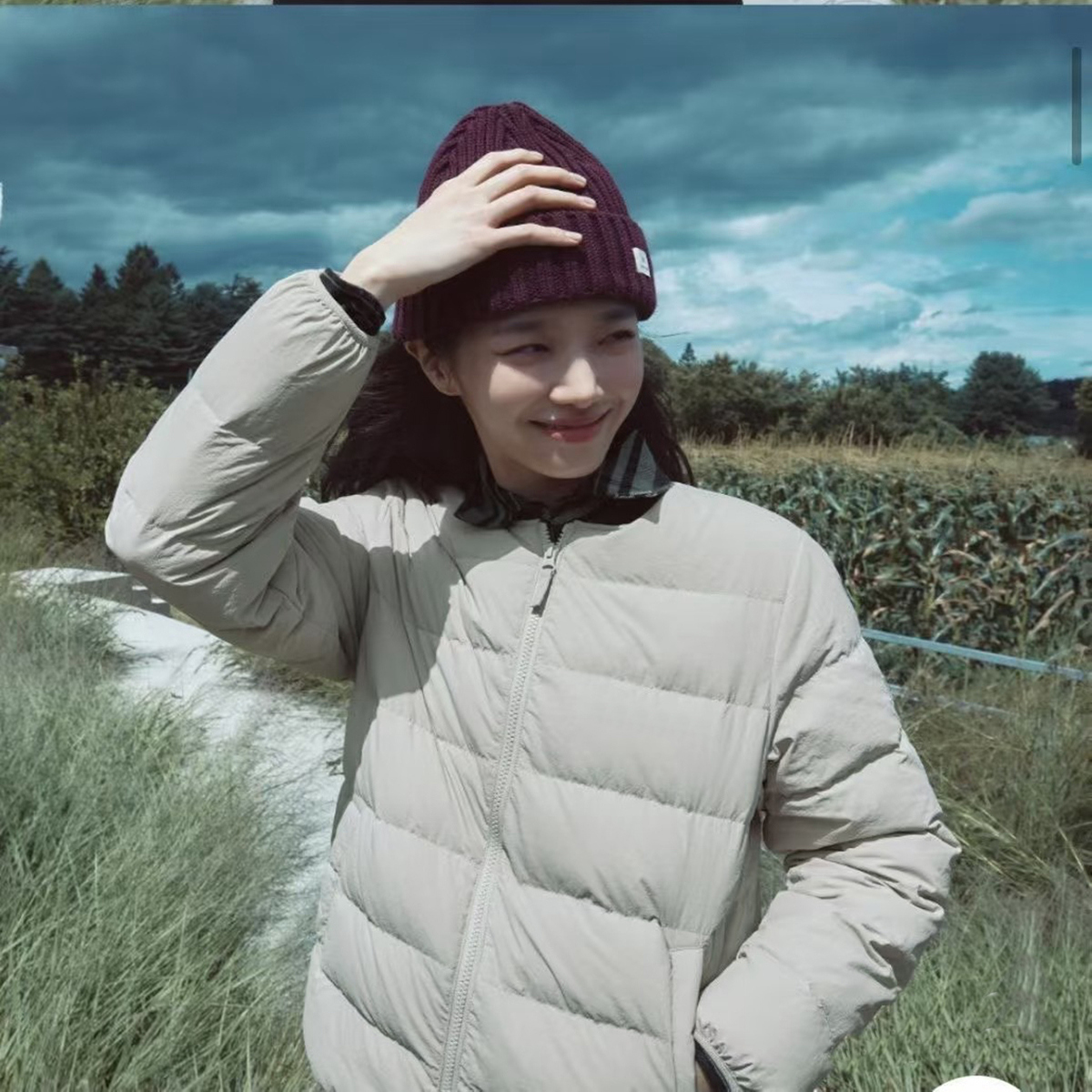 日系圆领拉链轻薄羽绒服外套男女