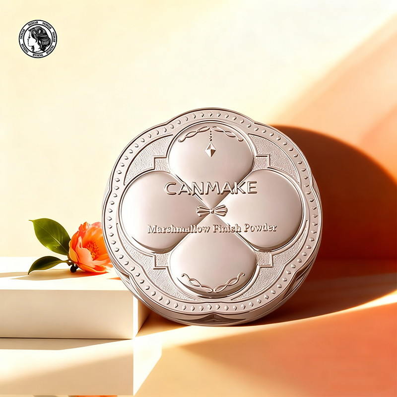 甄选 井田棉花糖粉饼日本定妆蜜粉饼散粉遮瑕持久控油正品