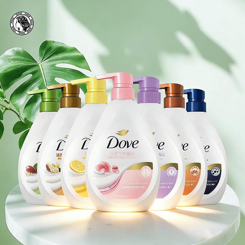 新版日本DOVE多芬沐浴露乳木果香草金木樨桂花葡萄柚柠檬草滋润