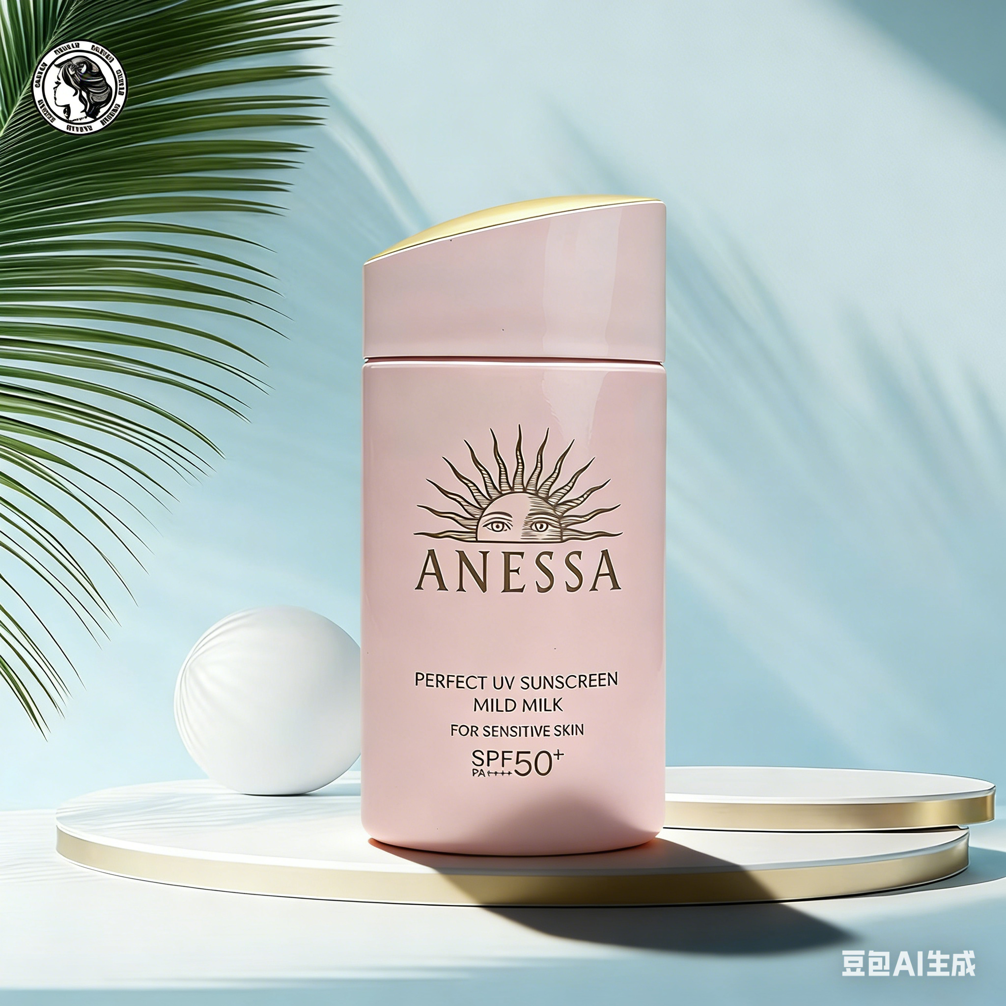 甄选 50倍高防晒！安耐晒小粉瓶防晒霜360°无死角高倍防护60ml