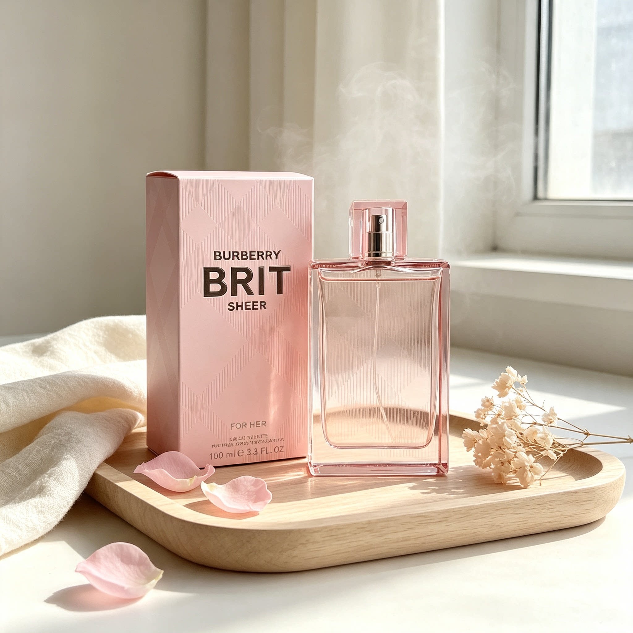 BURBERRY博柏利巴宝莉红粉恋歌50ml女士香水花果香图片
