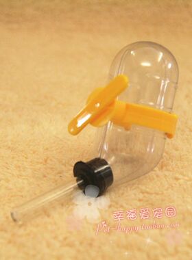 2件装 防漏水樽仓鼠饮水器 静音 真空水壶 60CC超级特惠 颜色随机