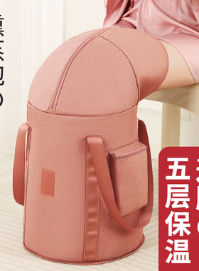 泡脚桶便携式家用泡脚袋过小腿加高过膝可折叠保温泡脚盆足浴神器