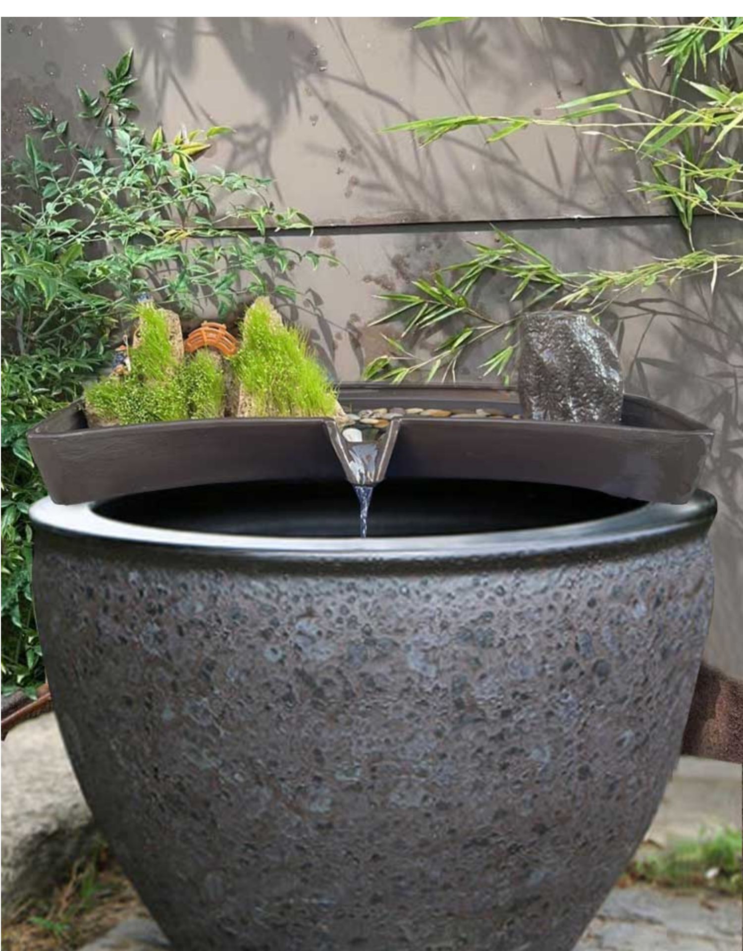 景德镇创意流水过滤摆件