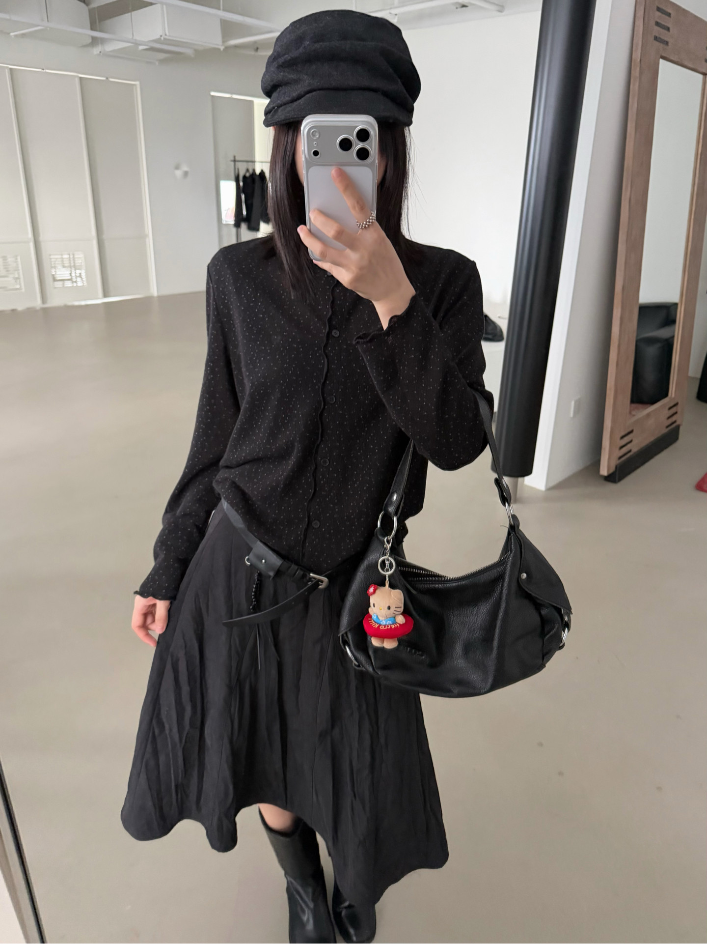 about moon 韩系小碎毛针织衫