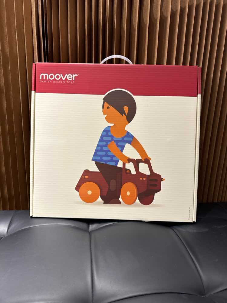 现货秒发 丹麦moover儿童双节滑步卡车婴儿学步车手推车实木多