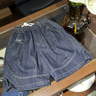 男童牛仔短裤2024女童夏季薄款五分裤潮儿童休闲中裤小童外穿裤子