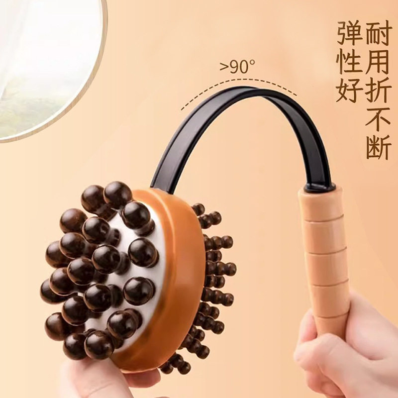 气囊锤木质气囊按捶敲打背部经络木质硅胶拍打手颈部按刷