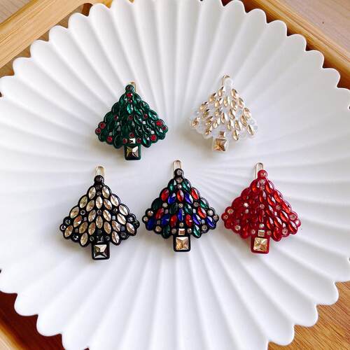 中国风新年灯笼圣诞树星星侧边夹