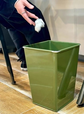 日本dulton垃圾桶 正品金属收纳桶 卫生间卧室玩具桶杂物桶