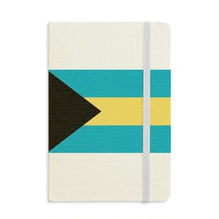 巴哈马国旗北美洲国家象征符号图案硬质笔记本办公记事本子学生用