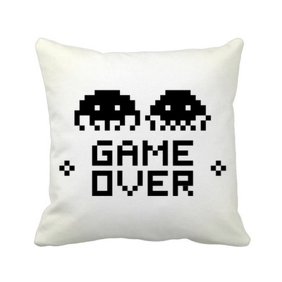 游戏沙发靠垫礼物方形抱枕