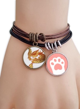 动物艺术纹理猫咪礼品手链