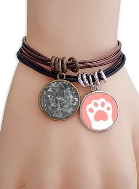 黑白猫咪礼品手链