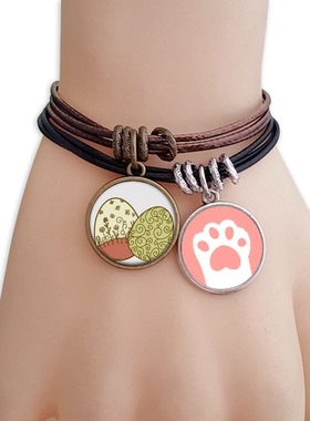 信仰风节日花朵猫咪礼品手链