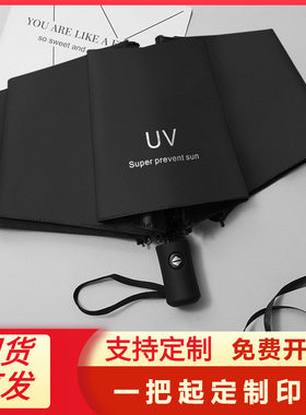 自动手动印图案三折伞送客户赠品