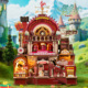 DIY小屋别墅复古微缩场景手工拼装 机械传动模型玩具过年生日礼物