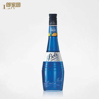 洋酒包邮Bols Blue Curacao波士蓝橙力娇酒利口酒基酒700ml