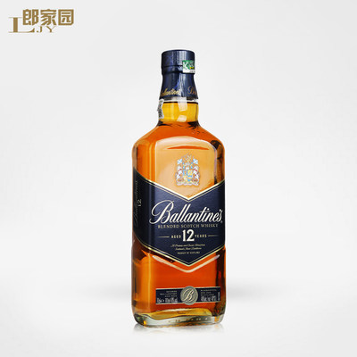 郎家园洋酒Ballantine's 12years百龄坛12年威士忌酒700ml